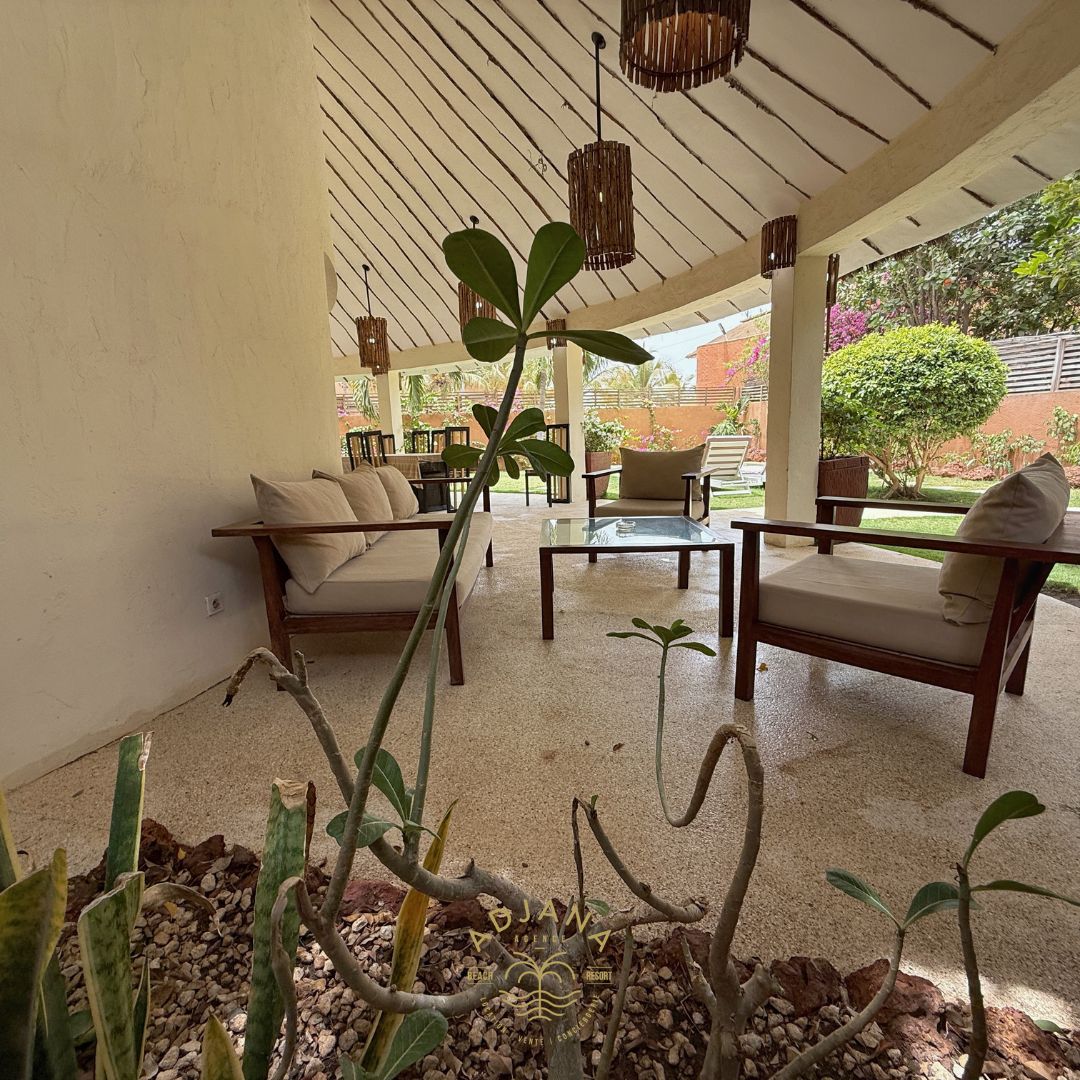 terrasse Location saisonnière SALY SÉNÉGAL